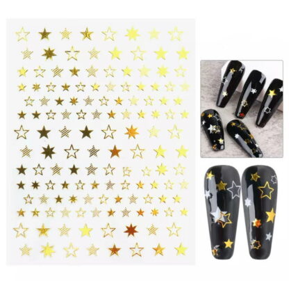 Nail art stickers - Gold - Bilde 2