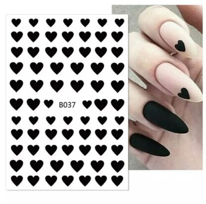 Nail art stickers - Heart - Bilde 3