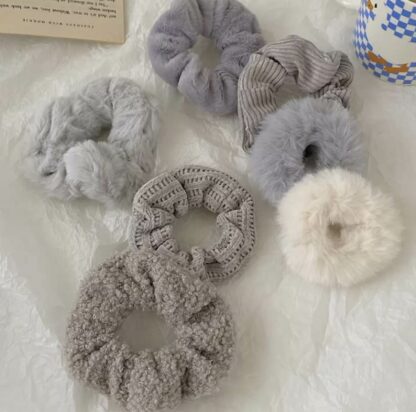 Pakke med 7 deilige scrunchies - Bilde 3