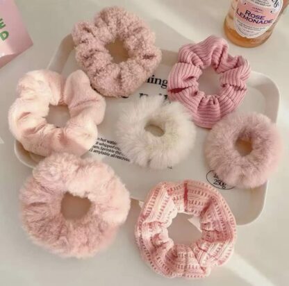 Pakke med 7 deilige scrunchies - Bilde 2