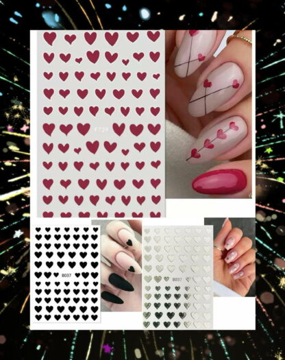Nail art stickers - Heart