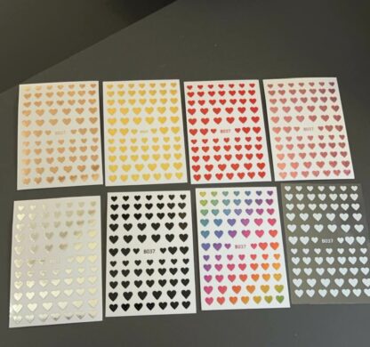 Nail art stickers 8 sheets - Pakke med 8 ark - Bilde 2
