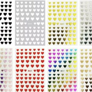 Nail art stickers 8 sheets - Pakke med 8 ark