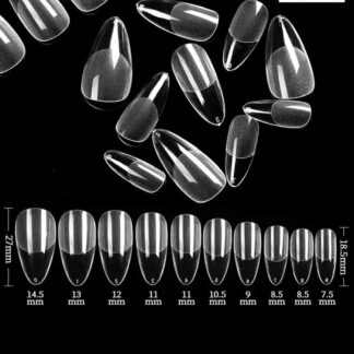 Press on nails - 24 pk  - Semi frosted