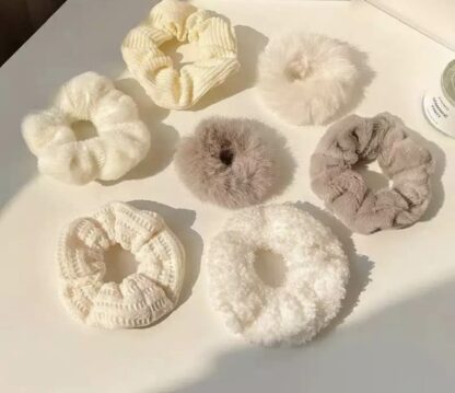 Pakke med 7 deilige scrunchies - Bilde 4