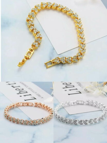 Helena - Armbånd med Rhinestones