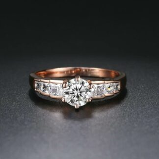 Fairytale - Gullforgylt ring med cubic zirconia
