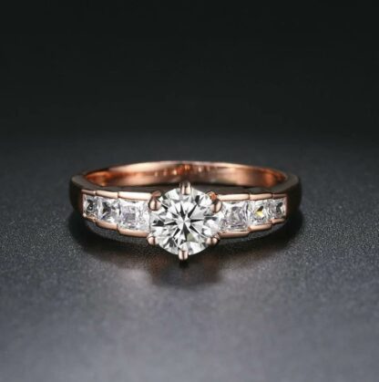 Fairytale - Gullforgylt ring med cubic zirconia