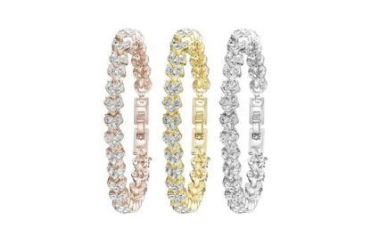 Pointer Quartz - Klokke og armbånd med rhinestones - Bilde 4
