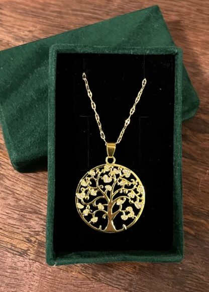 Tree of Life  - Kjede og anheng med Cubic zirconia stener - Bilde 2