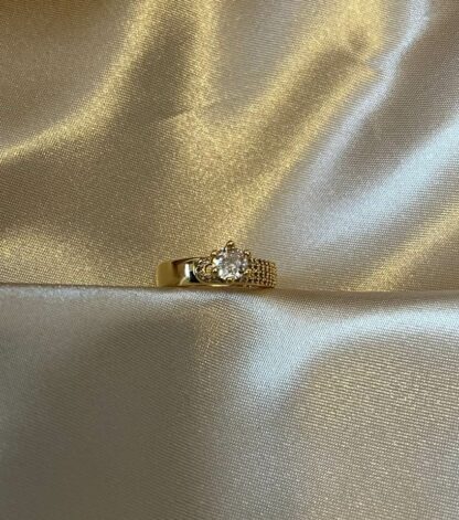 Embla justérbar ring med zirconia  - Stainless steel - Bilde 5