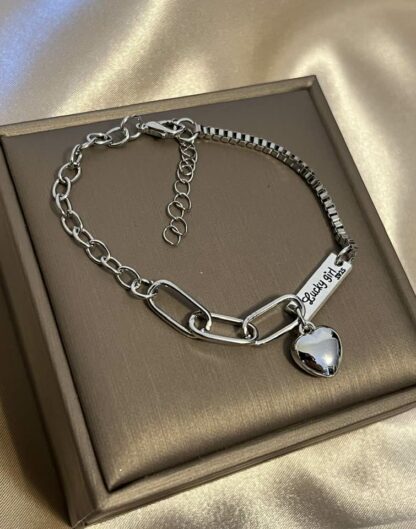 Lucky Girl - Armbånd med charms - Bilde 4