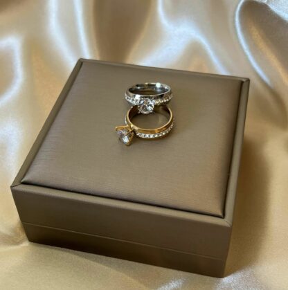 Ragnarok - Ring i stainless steel og zirconia - Bilde 2