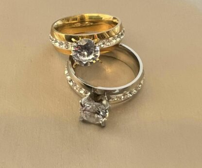 Ragnarok - Ring i stainless steel og zirconia - Bilde 3