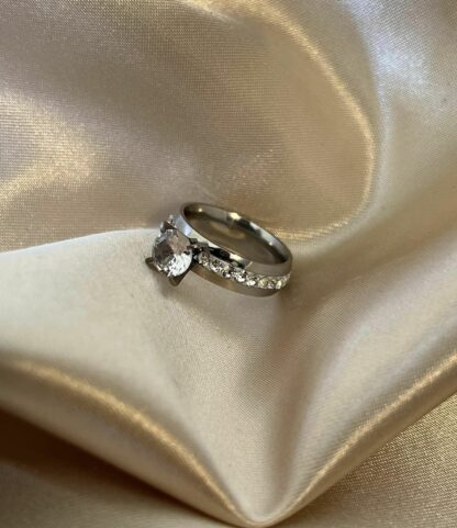 Ragnarok - Ring i stainless steel og zirconia - Bilde 5