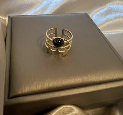 Ariel - Justèrbar trippelring stainless steel - Bilde 6