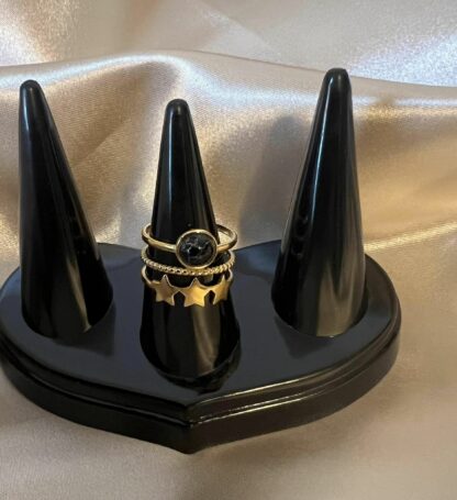Ariel - Justèrbar trippelring stainless steel - Bilde 4