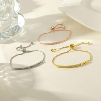 Cross border bracelet - Armbånd med Rhinestones
